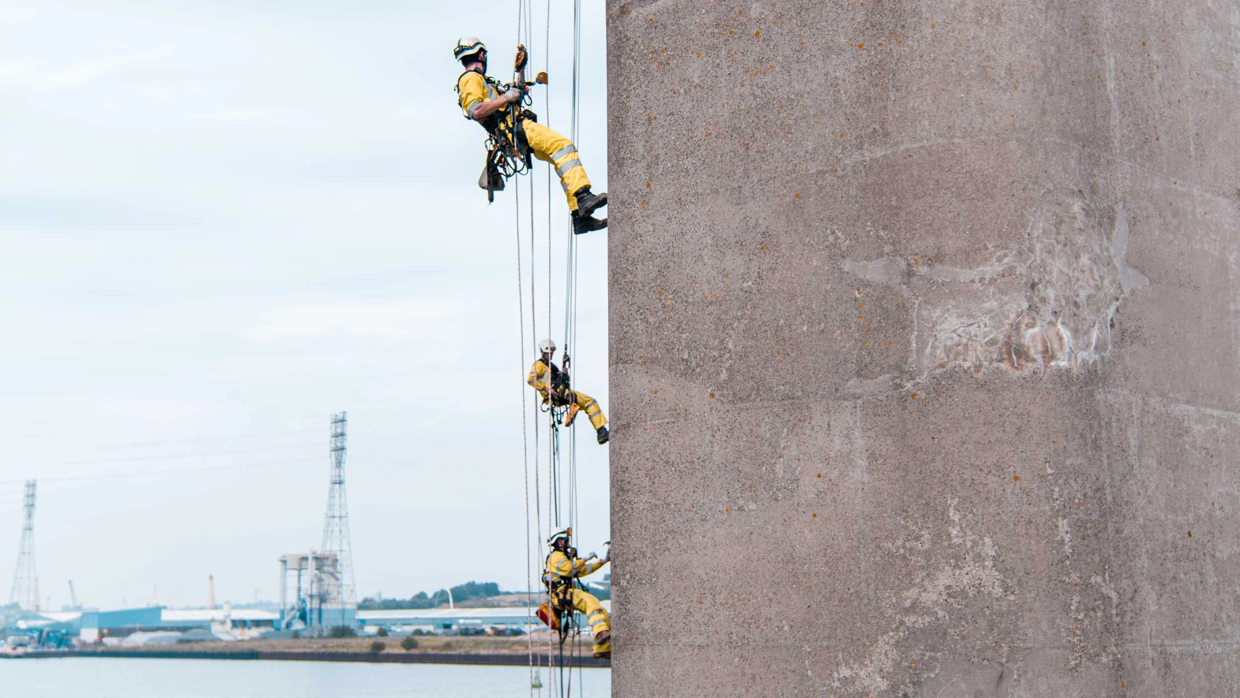 Bridge Abseil Drone