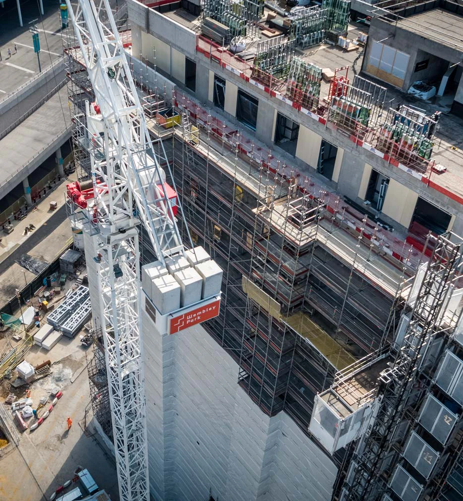 Drone mapping and surveying construction site