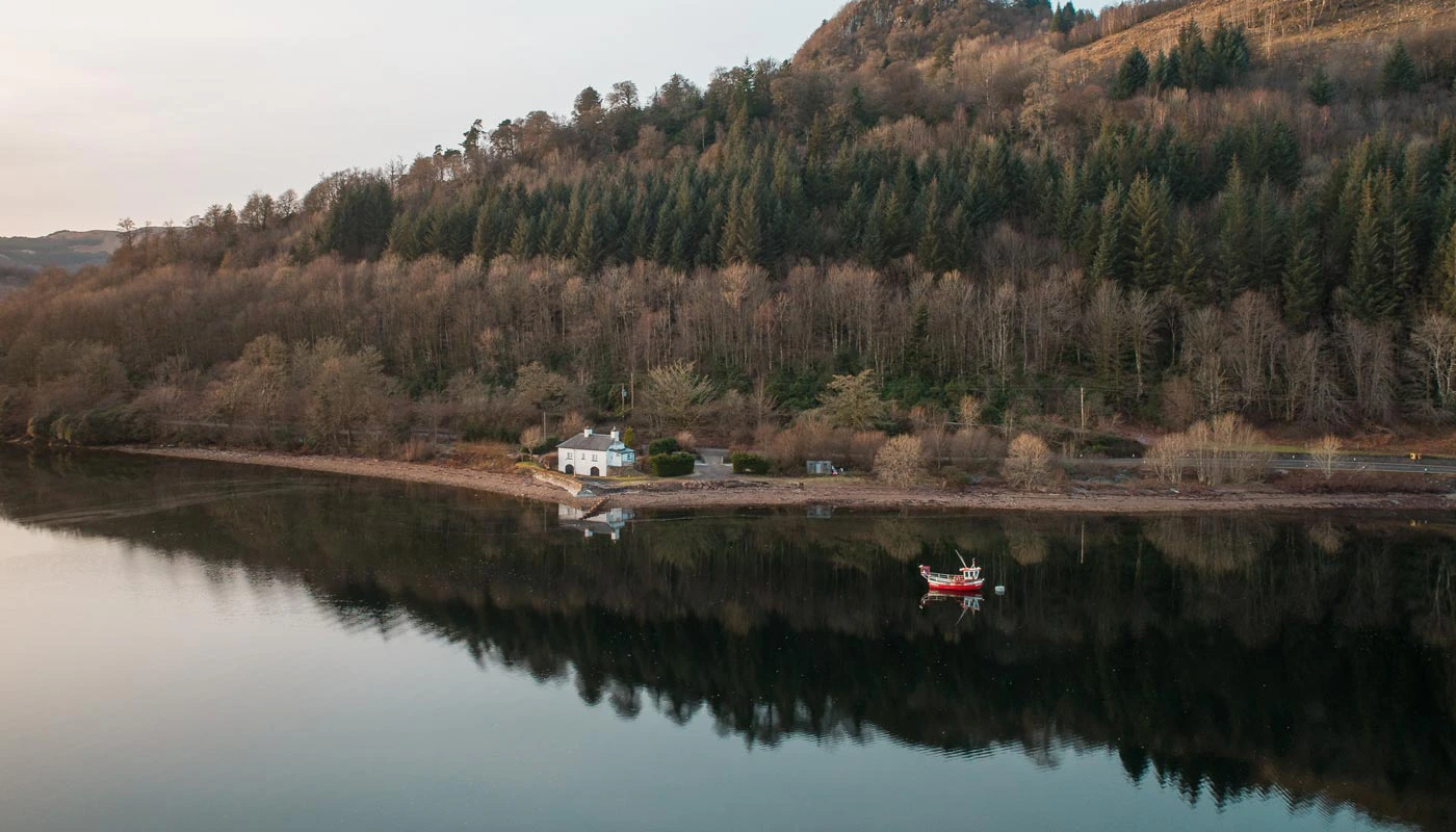 Aerial drone photography for estate marketing