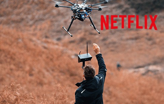 Drone pilot and flying drone