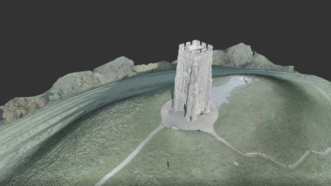 3D Model of Glastonbury Tor