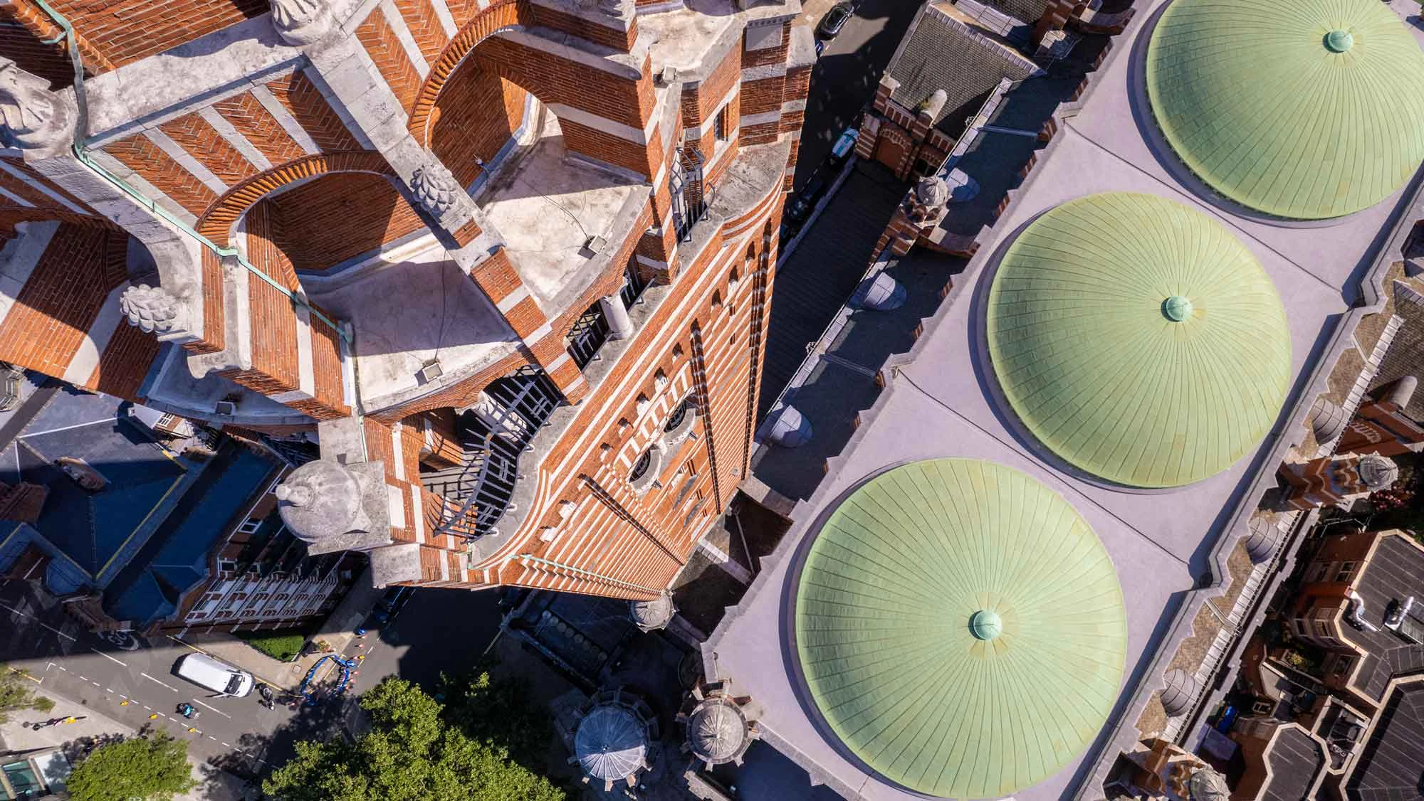 Architectural London drone