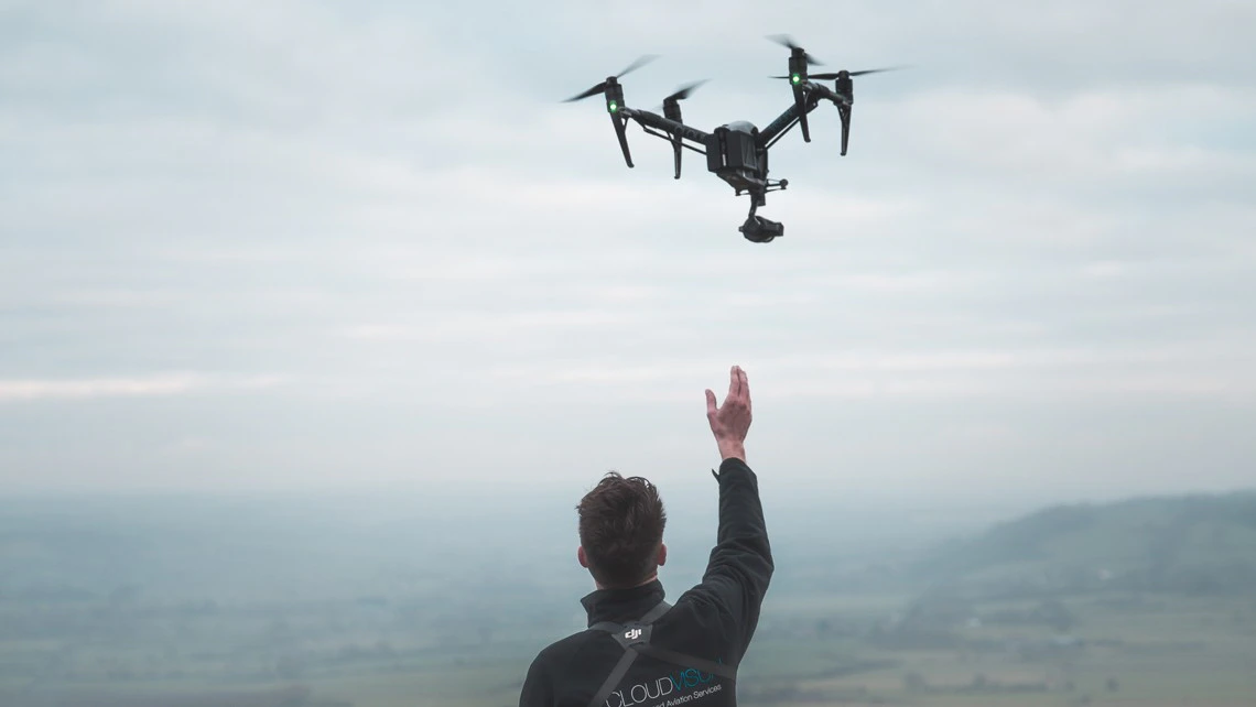Commercial drone pilot