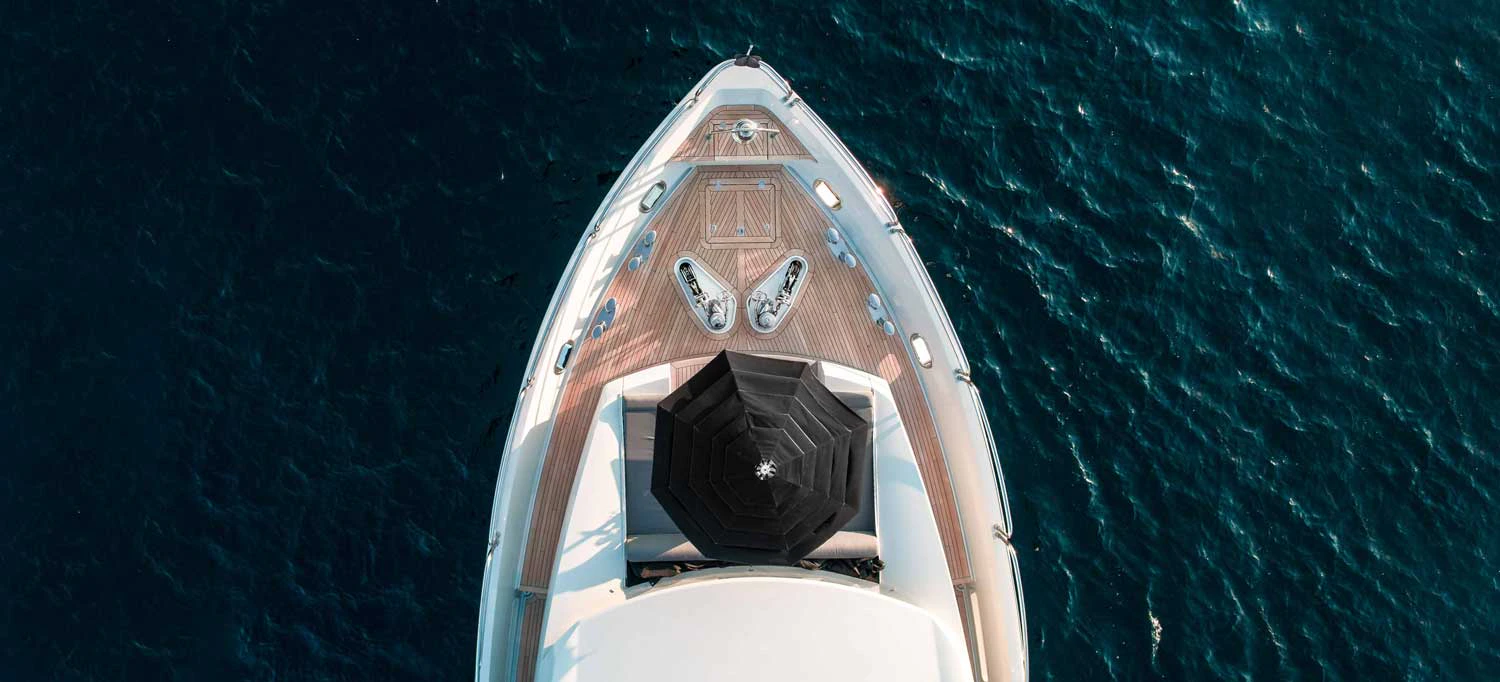 yacht drone film crew